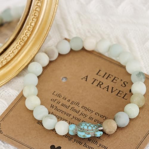 HUTIMY Sea Turtle Gifts Bracelet for Women Men Unique Animal Jewelry Sea Turtle Bracelet4