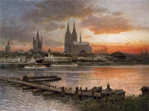 Peinture pour la décoration de la chambre à coucher avec tableau classique Cologne 60x90