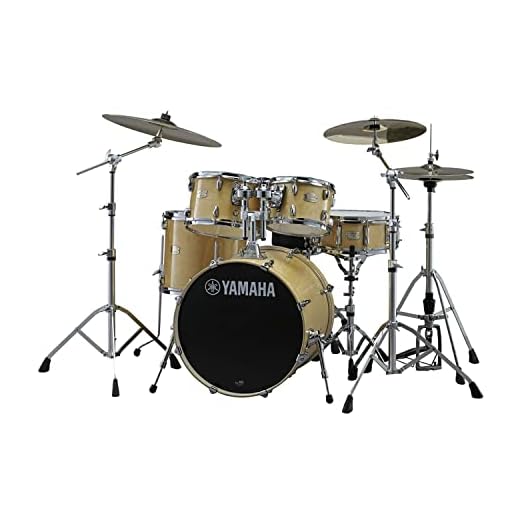 Yamaha Stage Custom Birch 5pc Drum Shell Pack - 20" Kick, Natural Wood