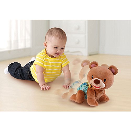 VTech Ourson 1 2 3 suis Moi Ours en Peluche Qui Marche à 4 Pattes Motricité Bébé Jouet Interactif et Musical Cadeau Bébé Dès Contenu en Français - vue 7