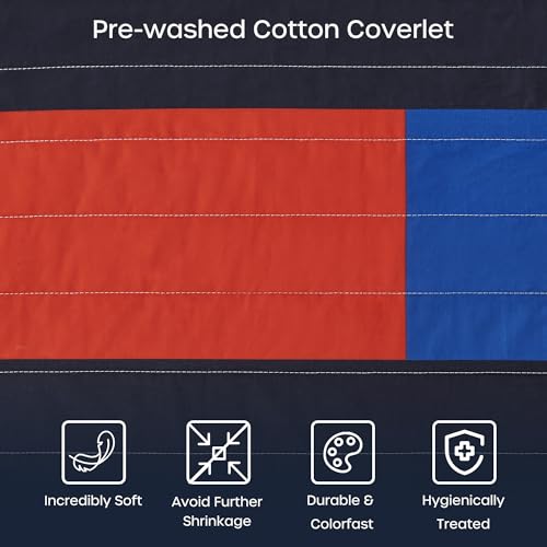 Intelligent Design Kids Cotton Multi Color Blocks Queen Quilt Set, 3pc - image 5