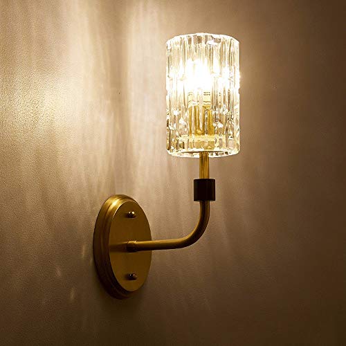 Luminaire Géométrique en Métal et Verre Transparent Applique E14