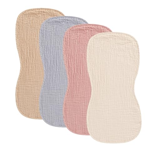 Serviette anti-reflux bébé lot de 8 lingettes coton absorbant et doux