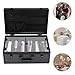 Barber Case Organizer, Beauty Professional Barber Case, Barber Briefcase Tool Box with Lock, Salon Hair Styling Tools Organizer for Hair Stylist Groomer