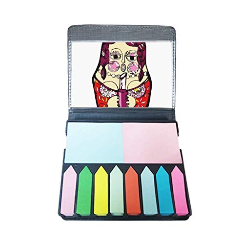Marqueur page couleur poupée russe sur un bureau d'étudiant ou au bureau
