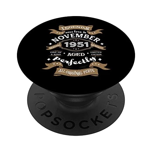 Leyendas nacieron en noviembre de 1951 regalo de cumpleaños PopSockets PopGrip Intercambiable