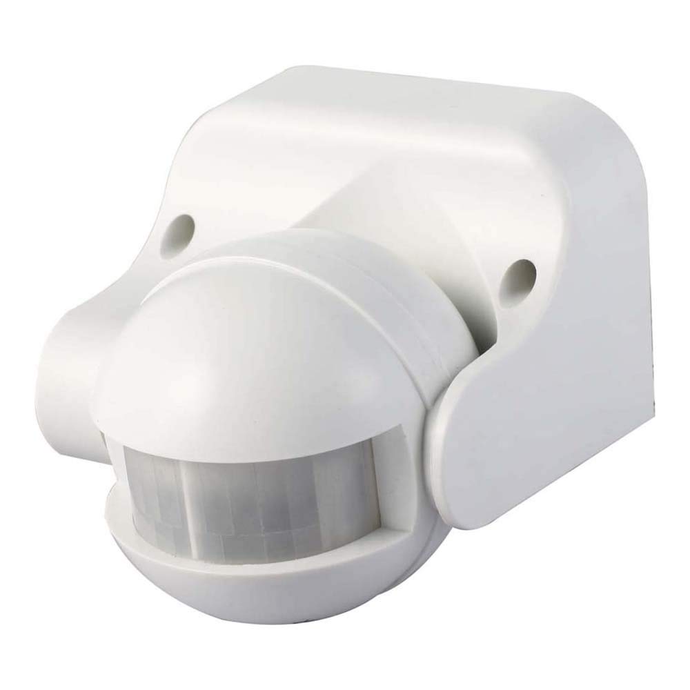 Knightsbridge White 180 Deg Pir Sensor-, Polycarbonate (L) 100 (H) 82 (W)86