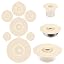 7Pcs Beige