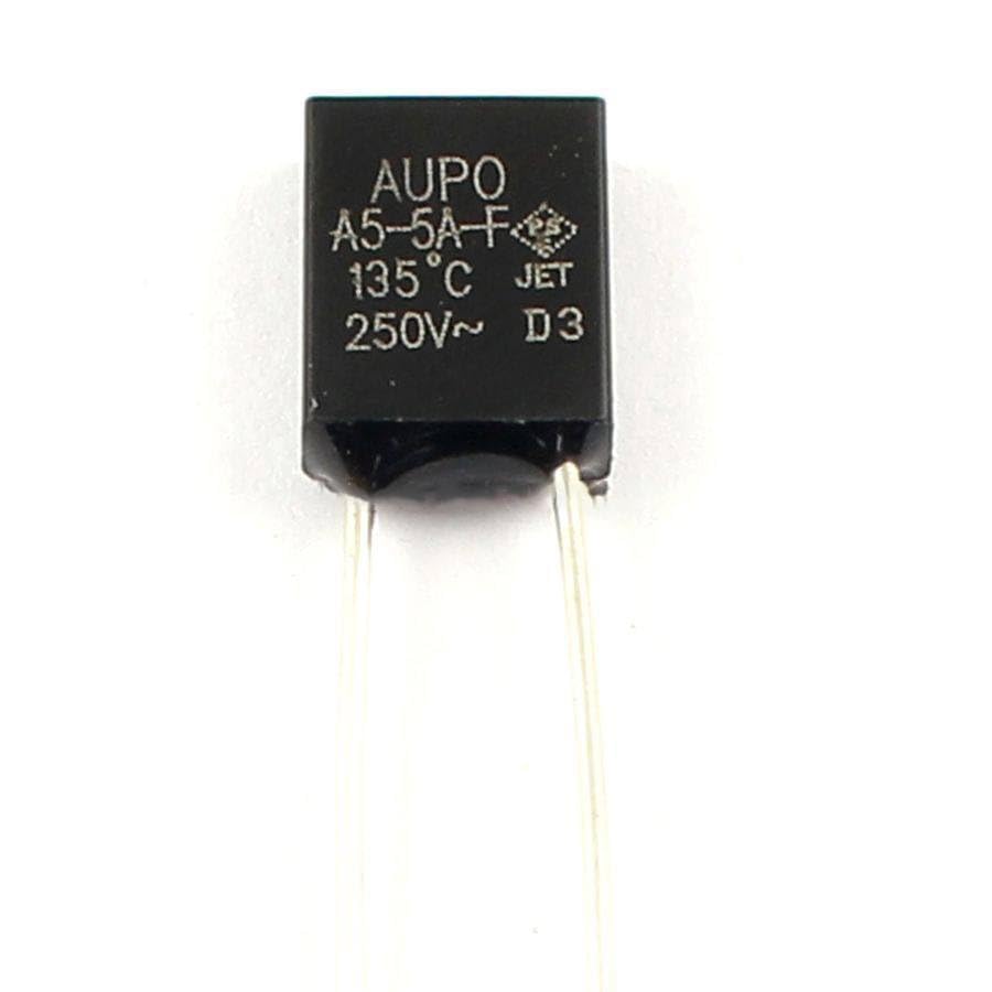 100 Pcs Thermal Fuse Cutoff TF 135 Degree 250V 5A A5-5A-F