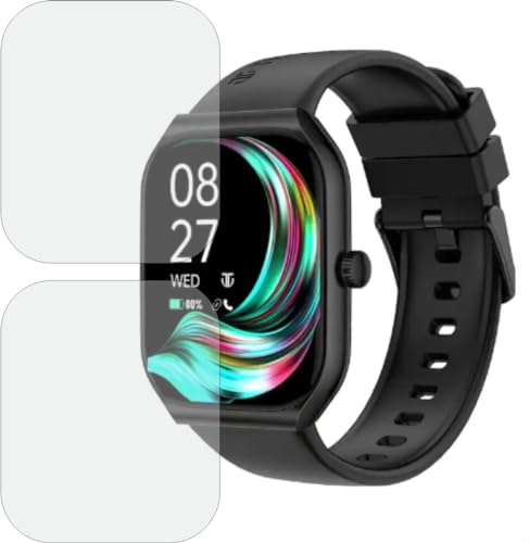 Image of Screen Guard for Titan Smart Watch 3.0 Smartwatch Screenguard, Edge to Edge TPU Fiber Film not Tempered Glass Screen Protector for Titan Smart Watch 3.0 (Pack of 2)