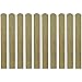 Produktbild Festnight 30 STK.Zaunlatte Holzzaun Gartenzaun Zaunbrett für Garten Patio Terrasse 80 cm Imprägniertes Holz