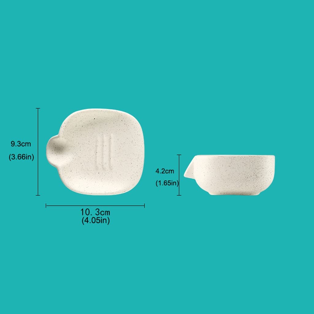 Jabonera Cerámica nórdica Drenaje con encimera jabonera con baño Interior Lavabo baño baño Inodoro Creativo Simple jabón Estante baños Suministros Caja de Jabón