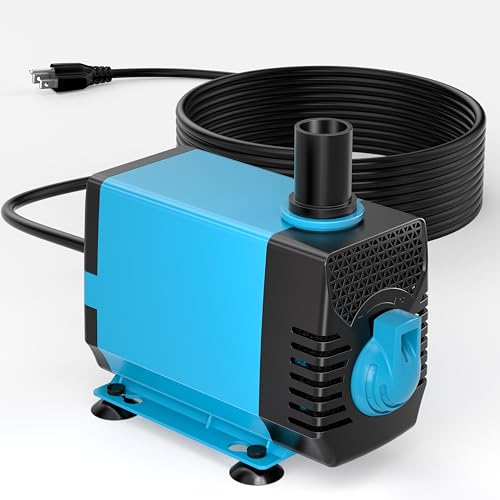 POPOSOAP Water Pump for 660GPH Pond Filter with 40W Pond Pump & Fountain Kit