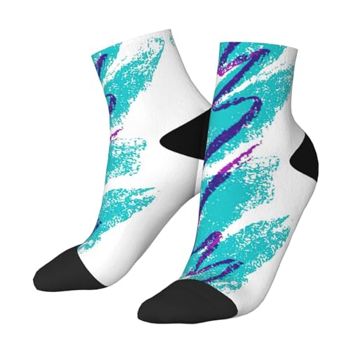 90's Cup Design print Men's Moisture Wicking Socks for Work Sports Boot Socks Athletic Running Daily2