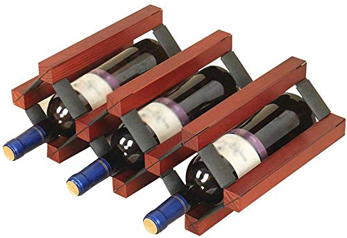 Soporte para botellas vintage metálico 56.5 × 23.5 × 43cm miniatura 1
