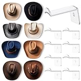Aoodaily 2.8 Inch Hat Hooks for Wall - (8 Pack...
