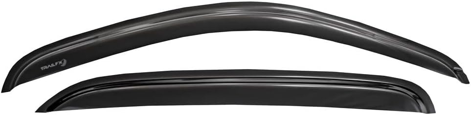 TRAILFX Rain Guard Tape On Window Vent Visors Acrylic with A Smoke Tint 4 Piece Compatible with SILV/SIER CB 99-07 - 4044H