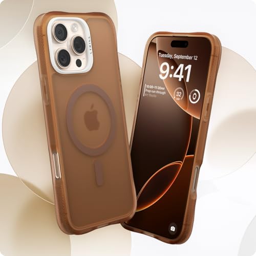 Image of Spigen Cyrill UltraSheer Mag | iPhone 16 Pro Max Case | Brown iPhone 16 Pro Max Back Cover | TPU+Poly Carbonate - Espresso