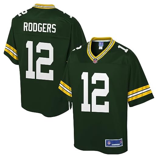 NFL PRO LINE Men's Aaron Rodgers Green Green Bay Packers Team Jersey