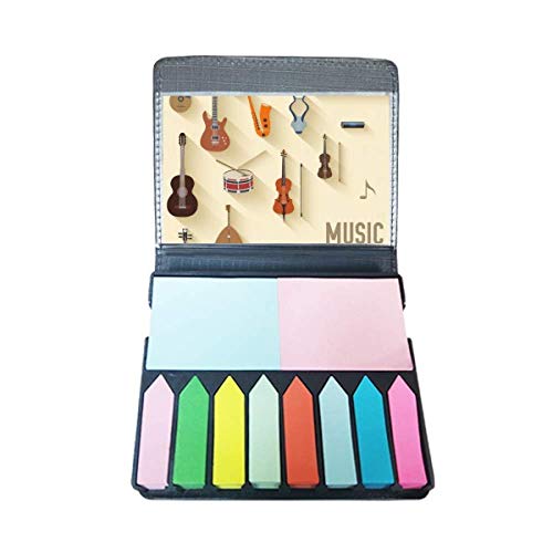 Marqueurs de page autocollants instruments de musique pour sublimer vos lectures