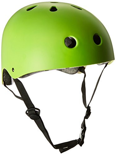 Krown Black Shell with Black Strap Skateboard Helmet