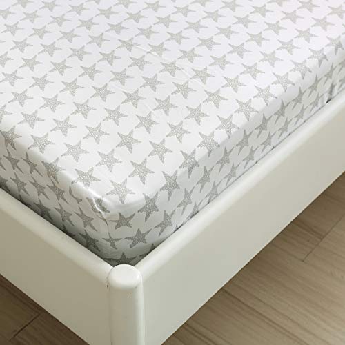 Vonty Kids Bed Sheets Twin Stars Printed Sheets For Boys & Girls, Soft Lightweight Microfiber Easy Wash Bedding Set (1 Fitted Sheet + 1 Flat Sheet + 1 Pillowcase) #TOP5