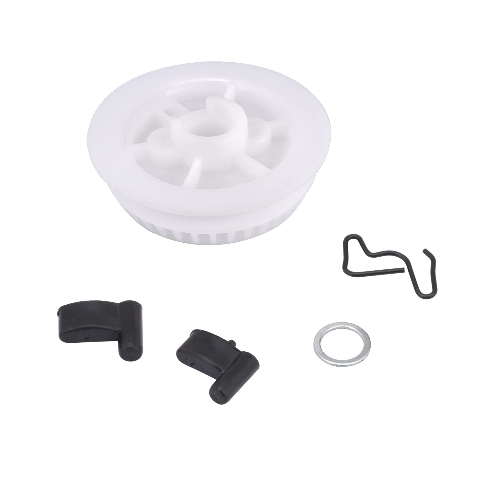 Seilzug-Starter-Set Für Stihl Kettensägen – Passend Für 017, 018, MS170, MS180, MS210, MS230, MS250 Uvm. (mit Rollen, Klauen, Federn)