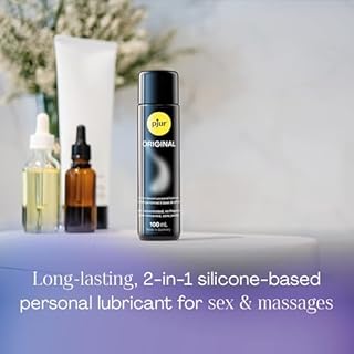 pjur ORIGINAL Silicone-Based Lubricant, Premium Lube for Men, Women & Couples, Long-lasting, 100ml / 3.4 fl.oz