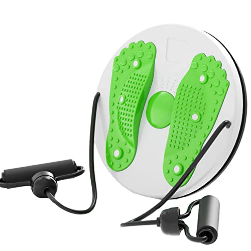 Suaflny Twist Waist Disc Board mit Kordelzug, Multifunktions Magnet Balance Board Pedal, Waist Twist Disc, Fitness drehscheibe, Aerobic-Training Fitness Twist Waist Torsion Disc (Grün 1) Cover