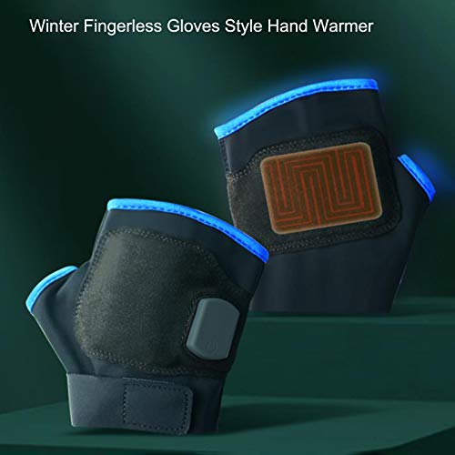 Zwbfu sem dedos para aquecedores de mão de inverno 2 unidades estilo 3 modos USB de aquecimento reca