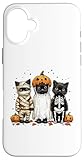 Photo Gallery carino divertente gatto nero halloween costume mummia zucca fantasma custodia per iphone 16 plus Photo Gallery carino divertente gatto nero halloween costume mummia zucca fantasma custodia per iphone 16 plus