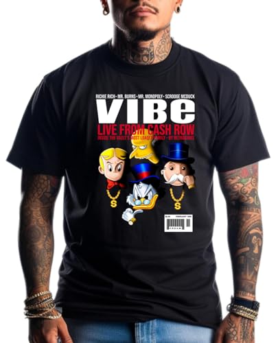 Art Society Always Paid Vibe Mens TEE Shirt Black SMALL-6XLARGE Limited Edition Made in USA (Always...
