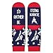 HAPPYPOP Karate & Jiu Jitsu Gifts - Taekwondo Gifts for Kids, Funny Karate Socks 10-12 Year Olds