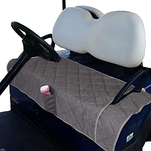 Golf Cart Seat Covers,EZGO Seat Cover,Heavy Duty Golf Cart Seat Blanket,Waterproof Travel Sports Cart Seat Cushion Covers for 2 Person Seats Club Car,Winter Golf Cart Accessories,Golf Cart Seat Cover