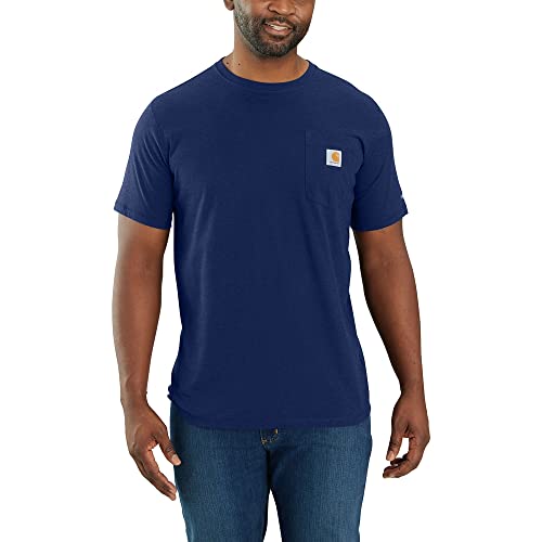 Image of Carhartt Men's 104616 Force Relaxed Fit Midweight Short Sleeve Pocket