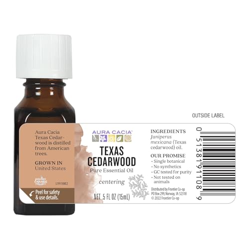 Aceite Esencial Cedro Puro Aura Cacia 0.5 fl oz miniatura 5