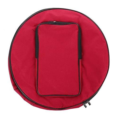 HEMOTON Cotton Trolley Bag Snare Bag Accessory Handle Padded Drum Case for Travel