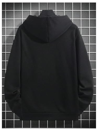 SOLY HUX Hoodies for Men Graphic Print Drawstring Drop Shoulder Long Sleeve Sweatshirt Pullover Tops3