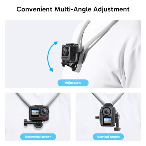 Image of AKASO Magnetic Neck Mount Holder Chest Stand Strap for Phone, Action Camera