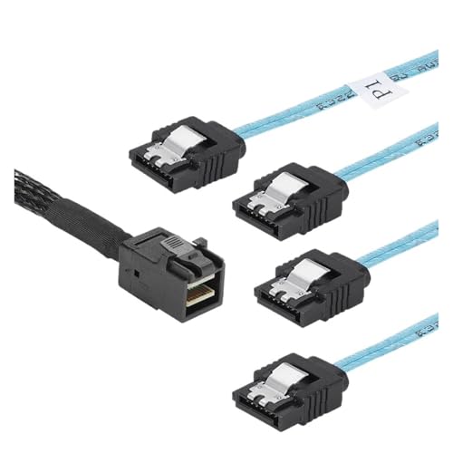 Cable interno SFF-8643 a 4 SATA 0.5m