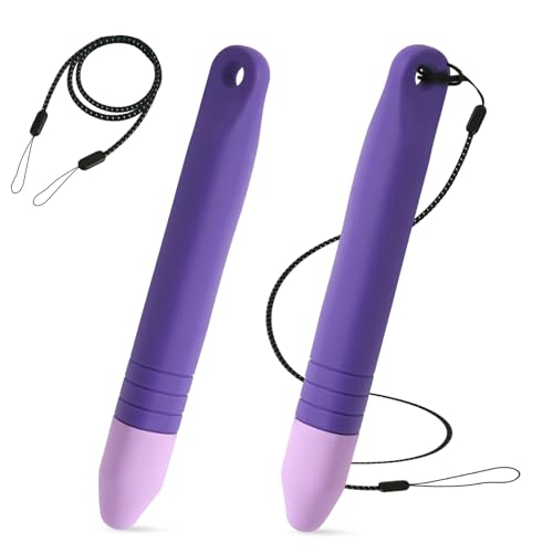 2pcs Stylet Enfant Tablette avec Cordons Anti-Perte, Stylet pour Enfant Stylet pour Écran Tactile Compatible avec iPad iPhone Android Tous Les Appareils à...