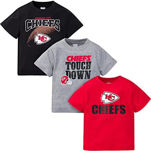 Image of Gerber Unisex Baby NFL 3 Pack Short Sleeve Team Fan Tee Shirt