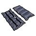 Rebecca Mobili Set 2 Poids Poignet Chevilles, Gris, Fermeture Réglable, Fitness Jogging Pilates, Gym à la Maison - 2 x 5 kg - SP5044