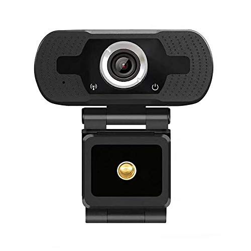 HAMSWAN HD PRO Webcam 1080p, Webcam per PC con Microfono e videochiamate 1080p Full HD Integrate, Streaming di Gioco, Nero
