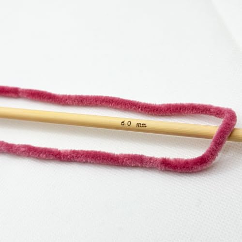 Image of Cuddly Velvet Chenille Yarn, Super Soft Fluffy Bulky for Knitting Crocheting Blanket Amigurumi, Durable for Shedding, 100 Gram (3.53 Ounces) 109 Yards (100 Meters) (Dusty Rose) (3 Skeins)