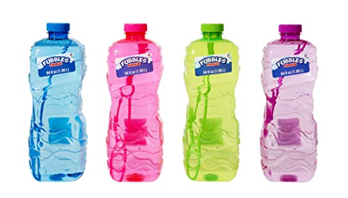 image for BUBBLES by Little Kids Fubbles | 64oz Non Toxic Bubble Solution Refill