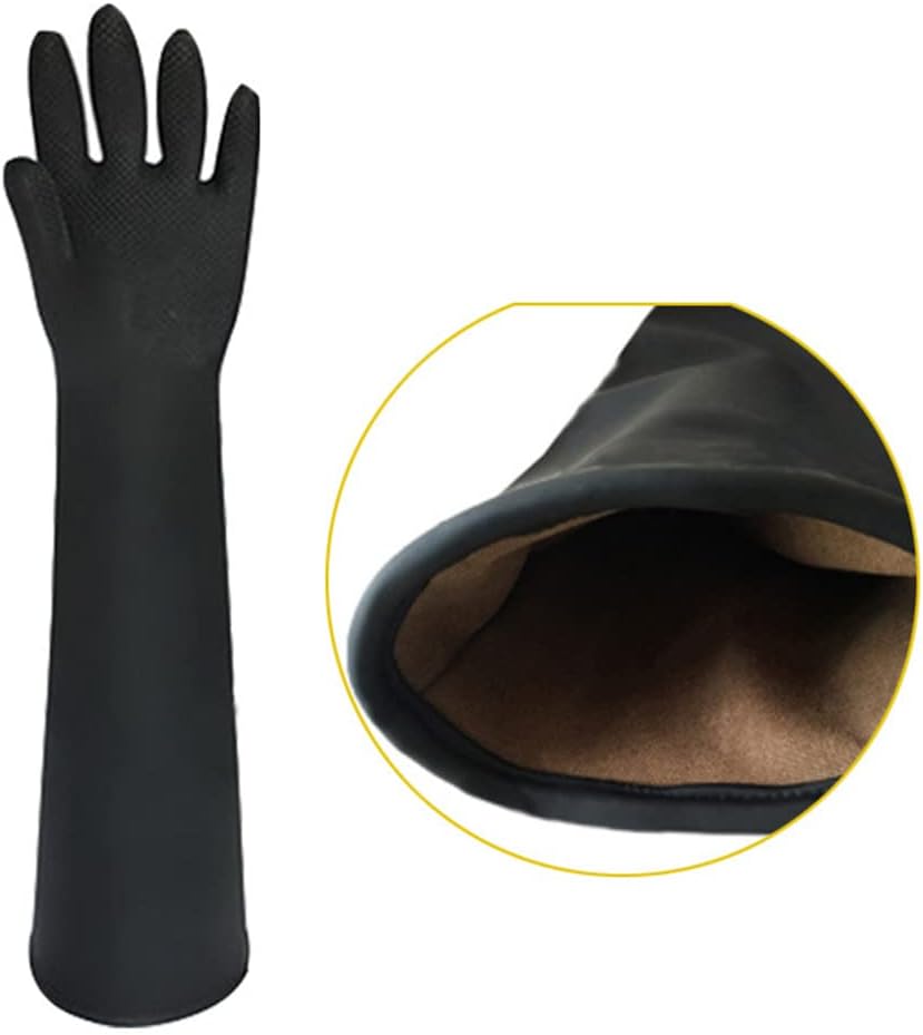 Pet Bathing Gloves Grooming Glove for Dogs Cats with Long & Short Enhanced Thickness Waterproof Scratch