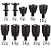 2pcs Black Golf Weights for Taylormade Rossa Spider, Rossa Monza, Spider Tour Putter, R11 R11S R7 R9 R1 (2x18g)