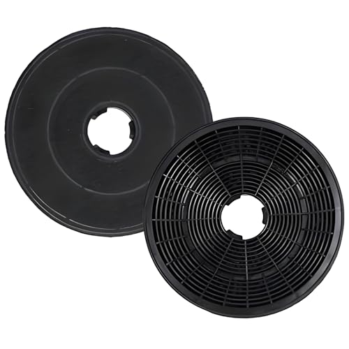 Raheem Lot de 2 filtres à charbon actif pour hotte aspirante de rechange compatibles avec Silverline AF100 YT971.1000.05 KF001 Amica KF17146 1160826 Beko...