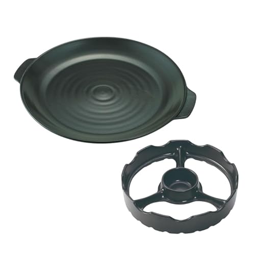 温度センサー付きガスコンロ対応 焼き台&焼き陶板セット [トーセラム 長崎県 東彼杵町 hs42bag480011] 耐熱陶器 キッチン用品 日本製 ふるさと納税